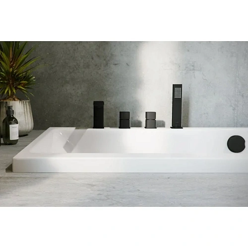 Смеситель на борт ванны EXCELLENT Keria AREX.2033BL (черный мат) Смеситель на борт ванны EXCELLENT Keria AREX.2033BL (черный мат)