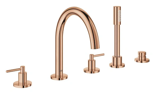 Смеситель на борт ванны GROHE Atrio New на 5 отверстий, теплый закат глянец (19922DA3) Смеситель на борт ванны GROHE Atrio New на 5 отверстий, теплый закат глянец (19922DA3)