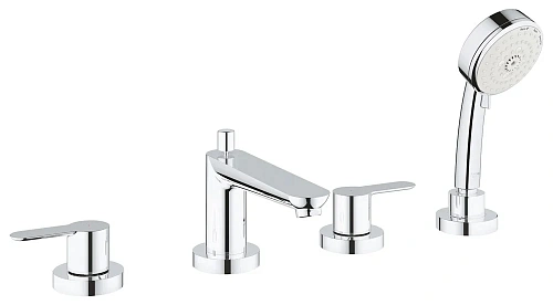 Смеситель на борт ванны GROHE BauEdge хром (2512000A) Смеситель на борт ванны GROHE BauEdge хром (2512000A)