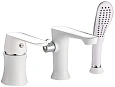 Смеситель на борт ванны Haiba HB80804, белый Смеситель на борт ванны Haiba HB80804, белый