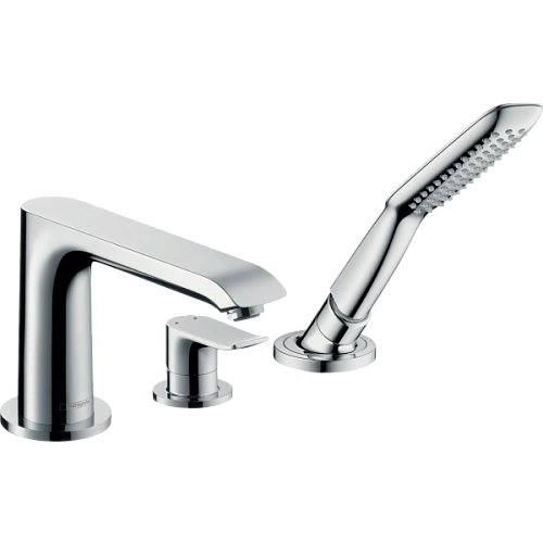 Смеситель на борт ванны hansgrohe Metris 31190000 Смеситель на борт ванны hansgrohe Metris 31190000