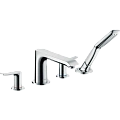 Смеситель на борт ванны hansgrohe Metris 31442000 Смеситель на борт ванны hansgrohe Metris 31442000