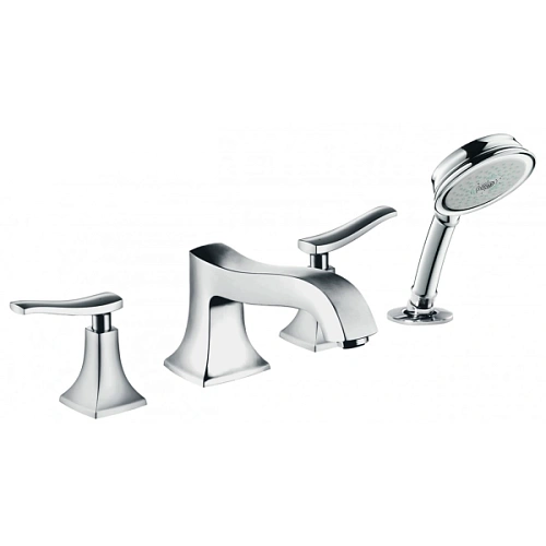 Смеситель на борт ванны hansgrohe Metris classic 31314000 Смеситель на борт ванны hansgrohe Metris classic 31314000