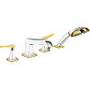Смеситель на борт ванны Hansgrohe Metropol Classic 31441090, хром/под золото
