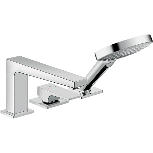 Смеситель на борт ванны Hansgrohe Metropol на 3 отверстия 32551000, хром Смеситель на борт ванны Hansgrohe Metropol на 3 отверстия 32551000, хром