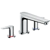 Смеситель на борт ванны Hansgrohe Talis E, на 3 отверстия 71747000, хром