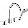 Смеситель на борт ванны Hansgrohe Vernis Shape 71459000 хром Смеситель на борт ванны Hansgrohe Vernis Shape 71459000 хром