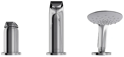 Смеситель на борт ванны Jacob Delafon Avid E97360-CP Смеситель на борт ванны Jacob Delafon Avid E97360-CP