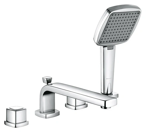 Смеситель на борт ванны Kludi Q-BEO 504240542 Смеситель на борт ванны Kludi Q-BEO 504240542