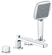 Смеситель на борт ванны Kludi Q-Beo 504240565 на 4 отверстия Смеситель на борт ванны Kludi Q-Beo 504240565 на 4 отверстия