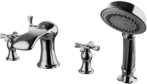 Смеситель на борт ванны Lemark Benefit (LM2541C) Смеситель на борт ванны Lemark Benefit (LM2541C)