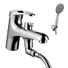 Смеситель на борт ванны Lemark Omega LM3115C, хром