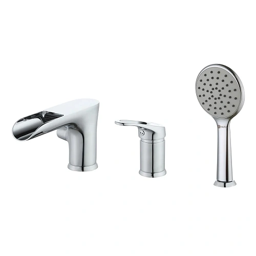 Смеситель на борт ванны Lemark Omega LM3145C, хром Смеситель на борт ванны Lemark Omega LM3145C, хром