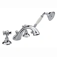 Смеситель на борт ванны Nicolazzi Tradizionale 1404CR18 хром/Dames Anglaises Смеситель на борт ванны Nicolazzi Tradizionale 1404CR18 хром/Dames Anglaises