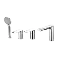 Смеситель на борт ванны OMNIRES ASTORIA AS5632XCR хром на 4 отверстия Смеситель на борт ванны OMNIRES ASTORIA AS5632XCR хром на 4 отверстия