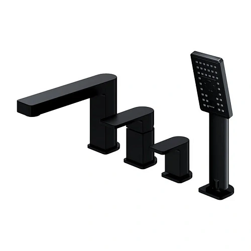 Смеситель на борт ванны OMNIRES BARETTI BA7832BL (черный BLM) Смеситель на борт ванны OMNIRES BARETTI BA7832BL (черный BLM)