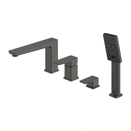 Смеситель на борт ванны OMNIRES PARMA PM7432GR (графит) Смеситель на борт ванны OMNIRES PARMA PM7432GR (графит)