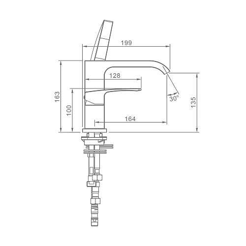 Смеситель на борт ванны Raglo R02.31.03, сатин золотой Смеситель на борт ванны Raglo R02.31.03, сатин золотой