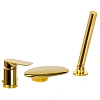 Смеситель на борт ванны Remer Infinity I07UFDO, золото глянцевое Смеситель на борт ванны Remer Infinity I07UFDO, золото глянцевое