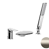 Смеситель на борт ванны Remer Infinity I07UFXV, сталь Смеситель на борт ванны Remer Infinity I07UFXV, сталь