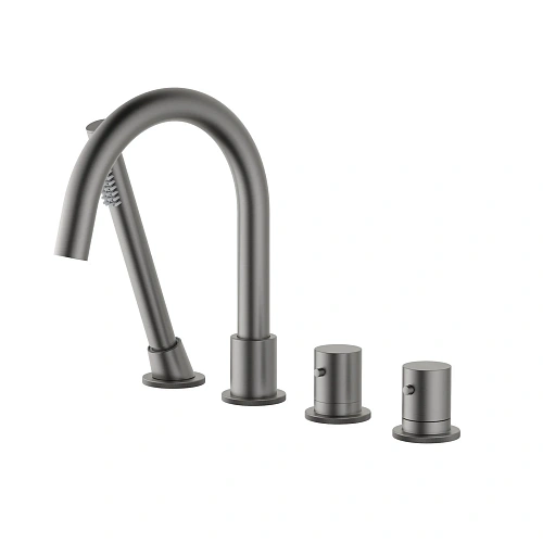 Смеситель на борт ванны Timo Saona 2330/18Y с термостатом черное золото Смеситель на борт ванны Timo Saona 2330/18Y с термостатом черное золото