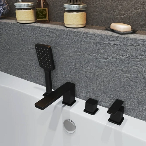 Смеситель на борт ванны Timo Torne 4330/03Y черный Смеситель на борт ванны Timo Torne 4330/03Y черный