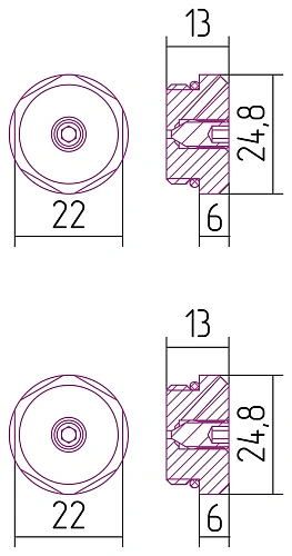 Спускной клапан Сунержа (d 25 мм / G 1/2 НР / 2 шт.) 01-1200-0000 Черный хром Спускной клапан Сунержа (d 25 мм / G 1/2 НР / 2 шт.) 01-1200-0000 Черный хром
