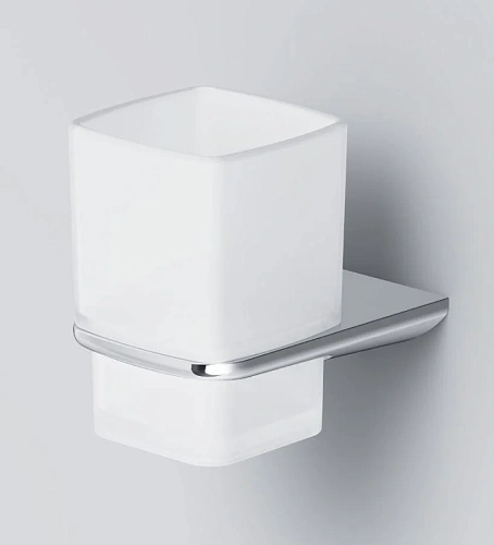 Стакан AM.PM Inspire V2.0 A50A34300 стеклянный, хром Стакан AM.PM Inspire V2.0 A50A34300 стеклянный, хром