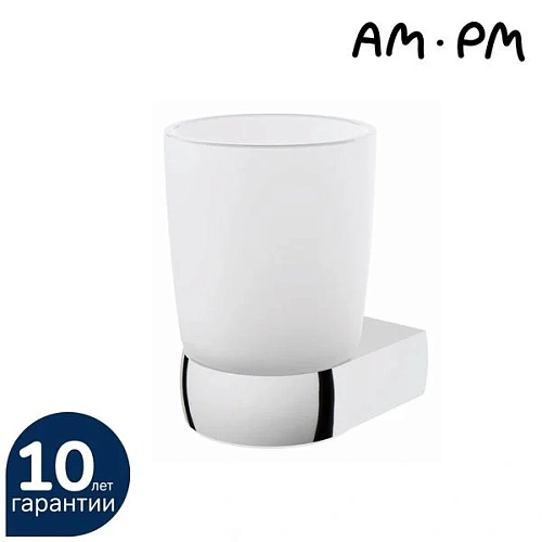 Стакан AM.PM Sensation A3034300 стеклянный, хром Стакан AM.PM Sensation A3034300 стеклянный, хром