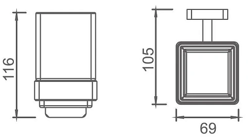 Стакан Aquanet 6584MB Стакан Aquanet 6584MB