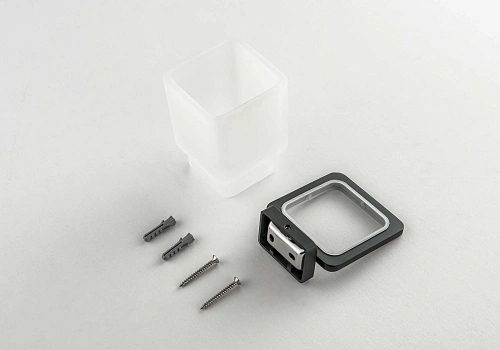 Стакан Aquatek ЛИБРА AQ4304MB черный матовый Стакан Aquatek ЛИБРА AQ4304MB черный матовый