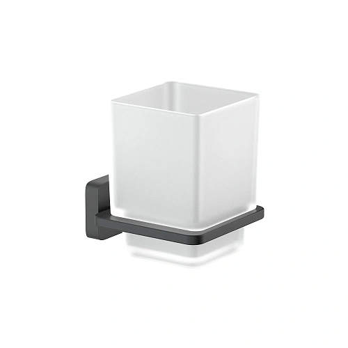 Стакан Aquatek ЛИБРА AQ4304MB черный матовый Стакан Aquatek ЛИБРА AQ4304MB черный матовый