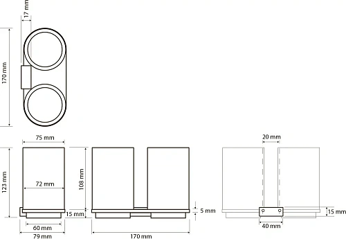 Стакан Bemeta GALLA 108110020 Стакан Bemeta GALLA 108110020