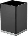 Стакан Boheme 10961-В-CR квадратный черный-хром Стакан Boheme 10961-В-CR квадратный черный-хром