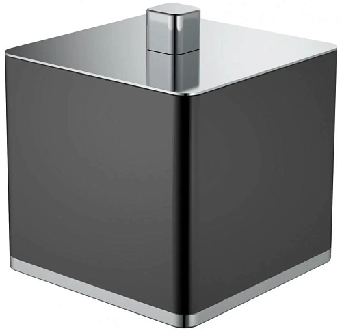 Стакан Boheme 10964-В-CR квадратный черный-хром Стакан Boheme 10964-В-CR квадратный черный-хром