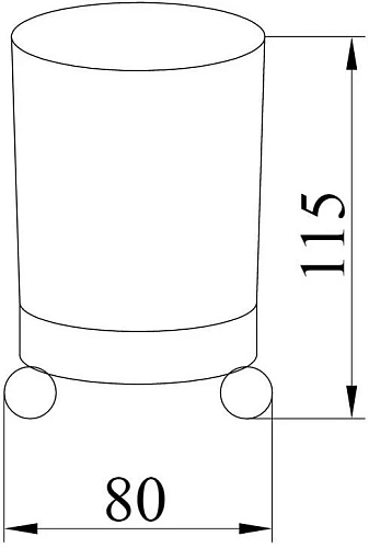 Стакан Boheme Hermitage 10391 Стакан Boheme Hermitage 10391
