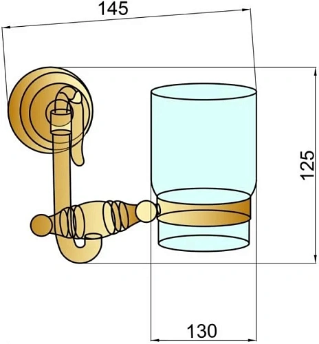 Стакан Boheme Medici 10604 Стакан Boheme Medici 10604