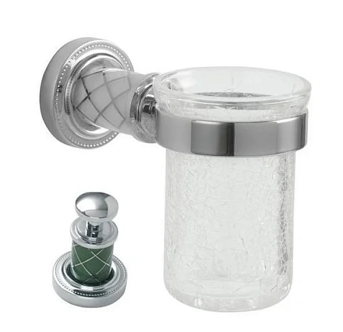 Стакан Boheme MURANO CHROME (бирюзовое) 10904-GR-CR Стакан Boheme MURANO CHROME (бирюзовое) 10904-GR-CR