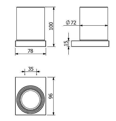 Стакан Kludi VELA C 3197553 белый матовый Стакан Kludi VELA C 3197553 белый матовый
