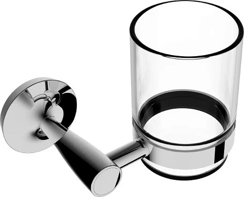 Стакан Rush Balearic BA39310 с настенным держателем, одинарный Стакан Rush Balearic BA39310 с настенным держателем, одинарный