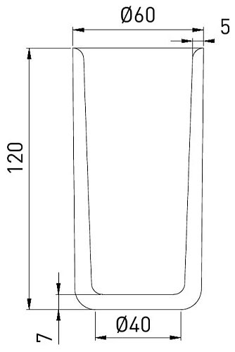 Стакан Salini Gocce 1901201 Стакан Salini Gocce 1901201