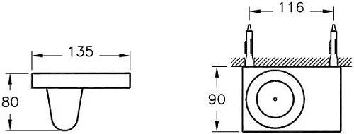 Стакан Vitra Istanbul A48017, хром Стакан Vitra Istanbul A48017, хром