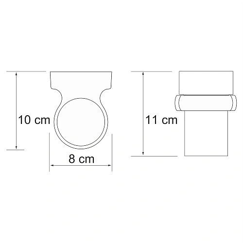 Стакан WasserKRAFT Berkel K-6828 хром Стакан WasserKRAFT Berkel K-6828 хром