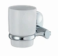 Стакан WasserKRAFT Main K-9228C, керамика, хром Стакан WasserKRAFT Main K-9228C, керамика, хром