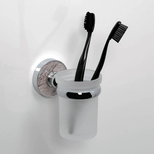 Стакан WasserKRAFT Nau K-7728 хром Стакан WasserKRAFT Nau K-7728 хром