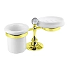 Стакан с мыльницей CEZARES OLIMP-STT золото 24 карат-Swarovski OLIMP-STT-03/24-Sw Стакан с мыльницей CEZARES OLIMP-STT золото 24 карат-Swarovski OLIMP-STT-03/24-Sw