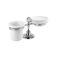 Стакан с мыльницей CEZARES OLIMP-STT хром-Swarovski OLIMP-STT-01-Sw Стакан с мыльницей CEZARES OLIMP-STT хром-Swarovski OLIMP-STT-01-Sw