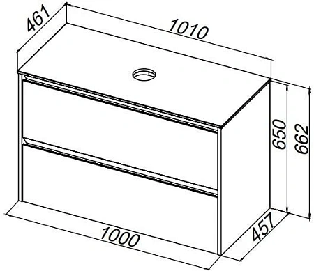 Столешница Allen Brau Activity 100 1.34024.ALакриловый камень альба Столешница Allen Brau Activity 100 1.34024.ALакриловый камень альба