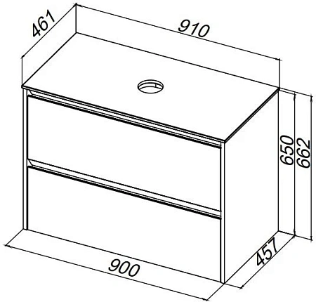 Столешница Allen Brau Activity 90 1.34023.ST акриловый камень сатин Столешница Allen Brau Activity 90 1.34023.ST акриловый камень сатин