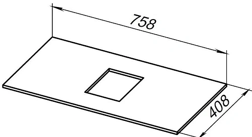 Столешница Allen Brau Priority 1.31010.M 80 marble Столешница Allen Brau Priority 1.31010.M 80 marble